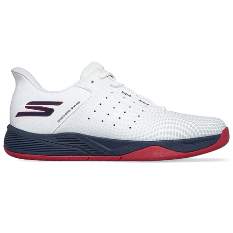 Giày Thể Thao Nam Skechers Go Pickleball Viper Court Reload White | Navy | Red