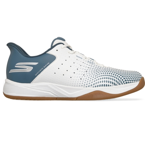 Giày Thể Thao Nam Skechers Go Pickleball Viper Court Reload White | Light Blue