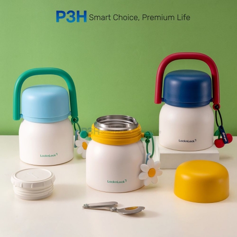 Bình giữ nhiệt Lock&Lock Hộp Ủ Cháo 700Mml LOOP&GO FOOD JAR LHC8068 P3H