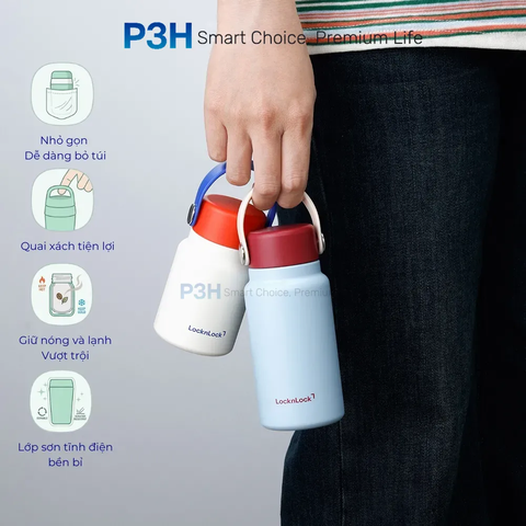 Bình giữ nhiệt nhỏ gọn LocknLock Mini Pocket Tumbler LHC4437 LHC4438 LHC4439