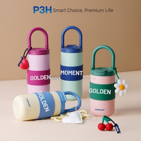 Bình giữ nhiệt LocknLock Fold Grip tumbler 420ml & 550ml LHC4435 LHC4436 P3H