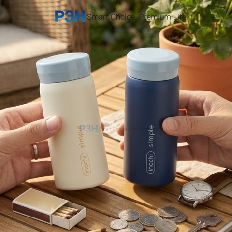 Bình Giữ Nhiệt Mini Inochi Fuji Cylin 200ml Nhỏ Gọn, Đẹp Tinh Tế, Mang Đi Mọi Nơi P3H