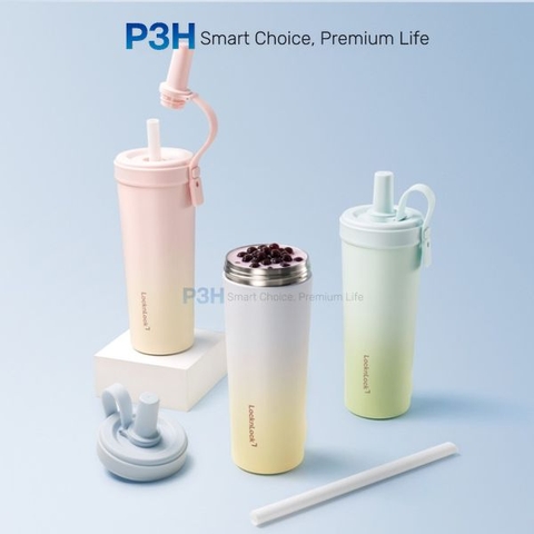 Bình giữ nhiệt phủ sứ LocknLock 720ml Ceramic Milk Tea Tumbler LHC4369