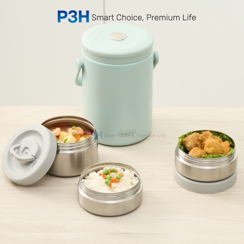 Bộ cơm hộp giữ nhiệt Inochi Fuji Appetit 1800ml P3H