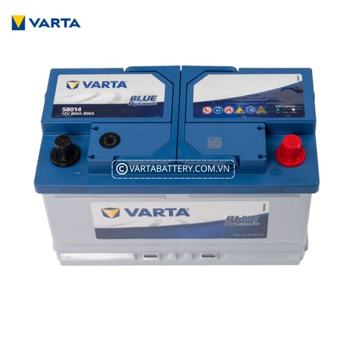 ẮC QUY VARTA 12V 80AH 58014