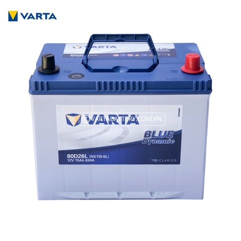 ẮC QUY VARTA 12V 75AH 80D26L (NX110-5L)