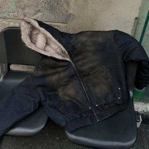 Jacket jeans cổ lông SD03