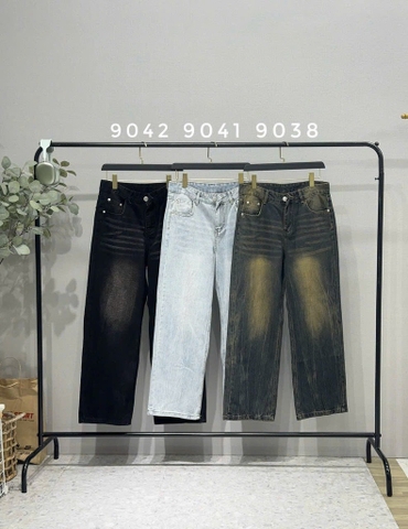 Quần jeans suông 9042