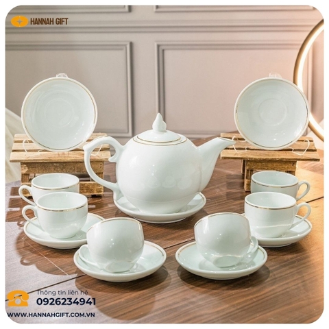 BỘ ẤM CHÉN IN LOGO – QUÀ TẶNG TRUYỀN THỐNG, SANG TRỌNG