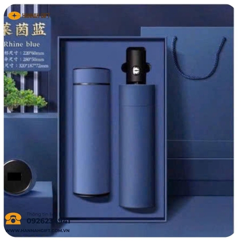 SET QUÀ TẶNG Ô DÙ BÌNH GIỮ NHIỆT – TIỆN ÍCH ĐẲNG CẤP