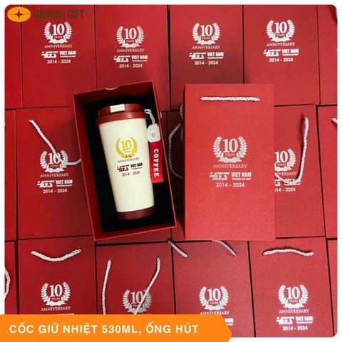 CỐC GIỮ NHIỆT 530ML KÈM ỐNG HÚT – TIỆN LỢI & HIỆN ĐẠI