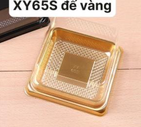 Hộp nhựa trung thu XY65S đế Vàng (Thùng 3600c)