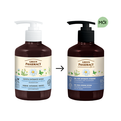 Dung dịch vệ sinh phụ nữ Green Pharmacy Hoa Cúc 370ml