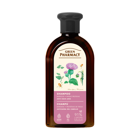 Dầu gội Green Pharmacy Cây ngưu bàng và Protein lúa mì 350ml