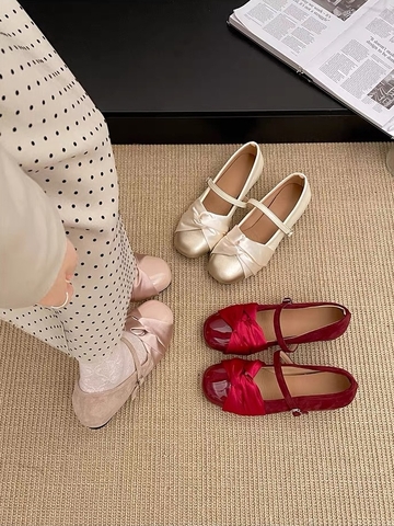 Giày búp bê nơ bản thanh lịch_P03