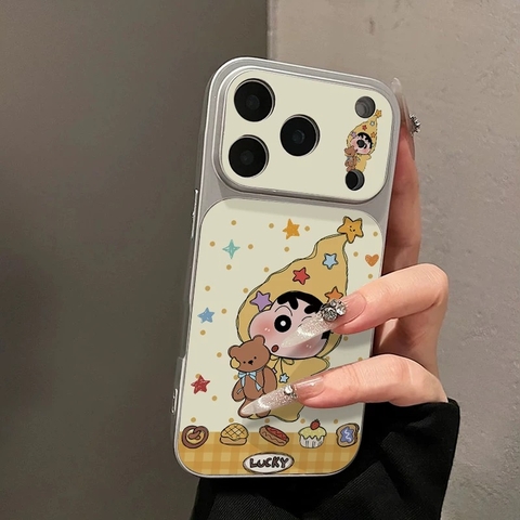 Ốp lưng Shin ôm gấu_O74 (Iphone, Huawei, Honor, OPPO, Vivo, Xiaomi & Redmi)