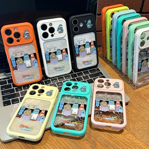 Ốp lưng SpongeBob hoạt hình nhiều màu_O174 (Tất cả các dòng Iphone)