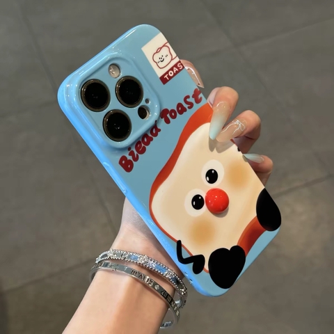 Ốp lưng bánh mì nướng dễ thương_O221 (Iphone, Huawei, Honor, OPPO, Vivo, Xiaomi & Redmi)