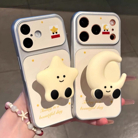 Ốp lưng 3D ngôi sao mặt trăng dễ thương_O147 (Iphone, Huawei, Honor, OPPO, Vivo, Xiaomi & Redmi)