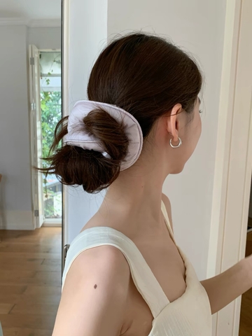 Scrunchie hoa satin bản lớn_R05