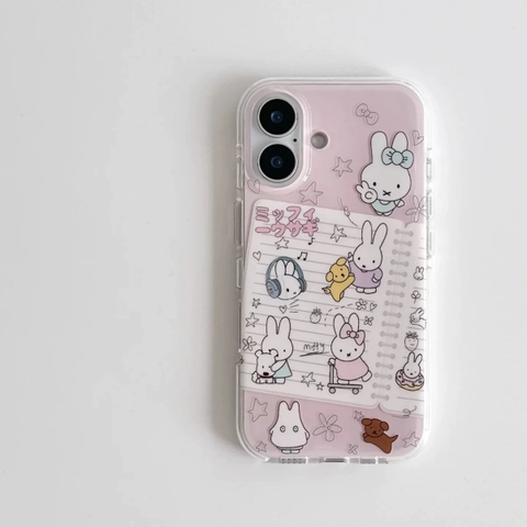 Ốp lưng Miffy pastel_O94 (Iphone, Huawei, Honor, OPPO, Vivo, Xiaomi & Redmi)