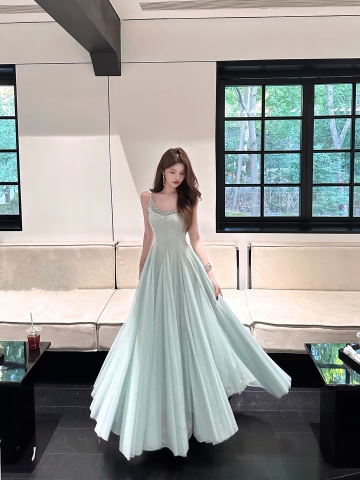 Đầm voan đính đá_Y50