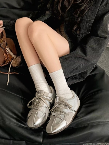 Giày sneaker nữ khóa kim loại_S07