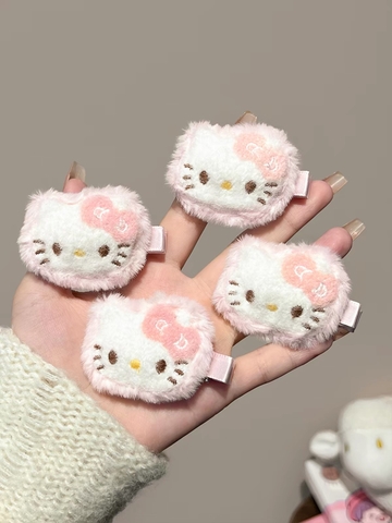 Kẹp tóc lông mềm mèo Kitty_H08
