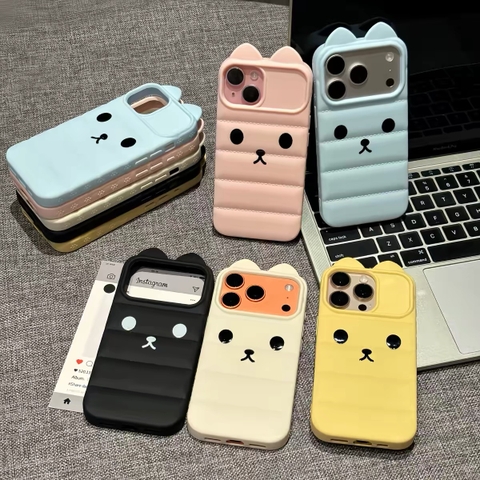 Ốp lưng gấu tai nổi_O205 (Tất cả các dòng Iphone)