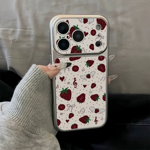 Ốp lưng dâu tây vintage_O59 (Iphone, Huawei, Honor, OPPO, Vivo, Xiaomi & Redmi)