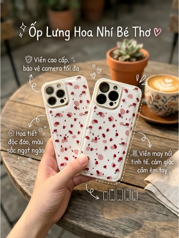 Ốp Lưng Iphone Hoa Nhí Bé Thơ