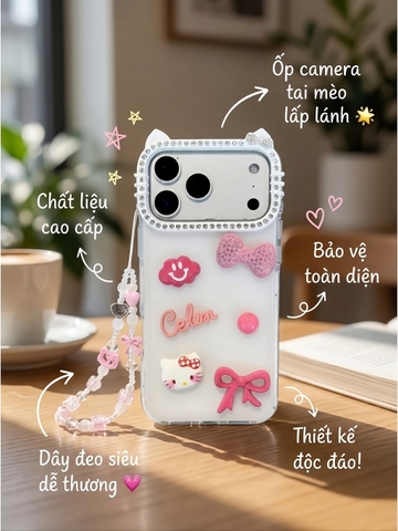 ỐP LƯNG IPHONE TAI MÈO CUTE - ĐÁNH CẮP TRÁI TIM NÀNG TỪ CÁI NHÌN ĐẦU TIÊN!