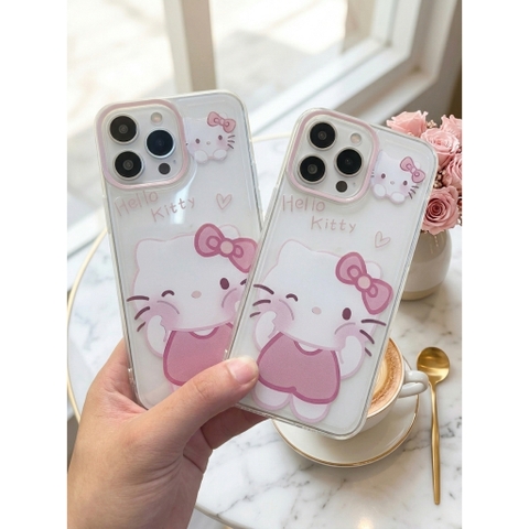 Ốp Lưng iPhone Kitty Cute Hồng