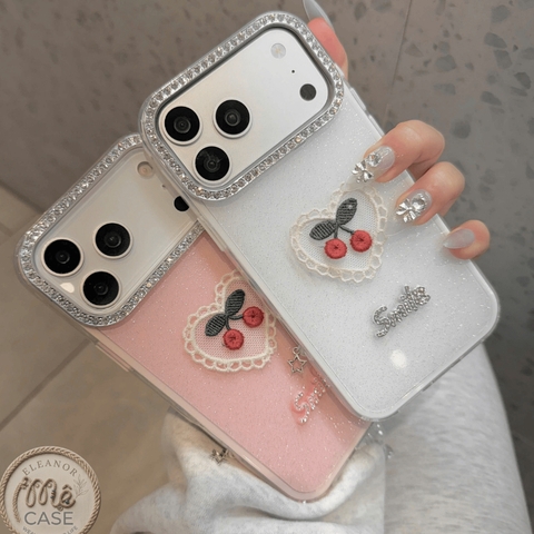 🌸  ỐP LƯNG IPHONE CHERRY PHONG CÁCH HÀN QUỐC CỰC CUTE  _ CHERRY KAWAII CASE  🍒✨