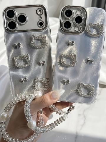 Ốp Lưng iPhone Silver Kitty - Dễ Thương Nhưng Phải Sang