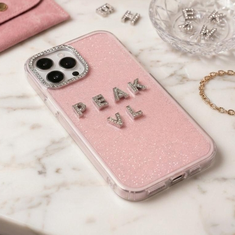 Ốp Lưng Iphone Đính Chữ Đá_