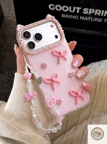 Ốp Lưng iPhone Tai Mèo Nơ Xinh