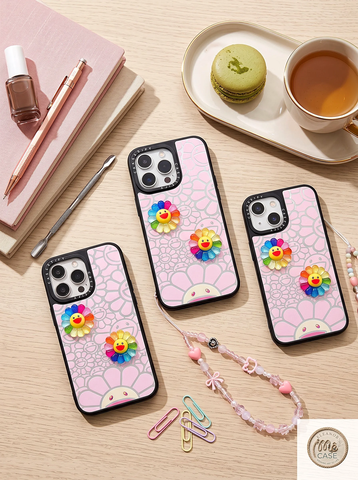 Ốp Lưng Iphone Hoa Cười Hồng- Năng lượng Tích Cực Cho Ngày Mới🌈
