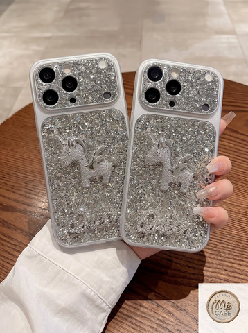 Ốp Lưng iPhone Kim Tuyến Kỳ Lân 3D Sang Chảnh