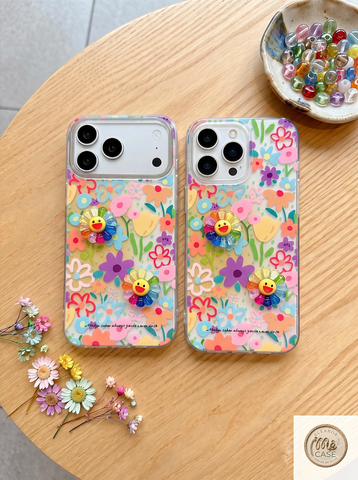 Ốp Lưng Iphone Hoa Cười Cầu Vồng