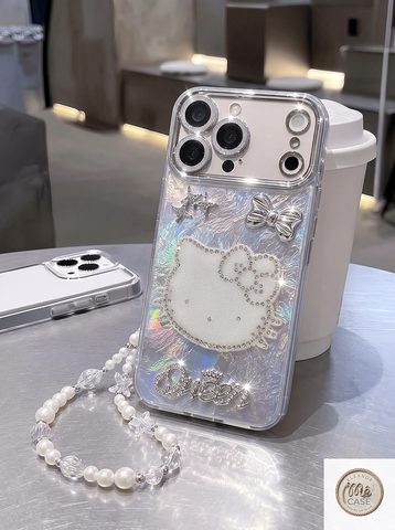 🌸✨ ỐP LƯNG HELLO KITTY GLITTER QUEEN PHONE CASE - ĐẲNG CẤP 