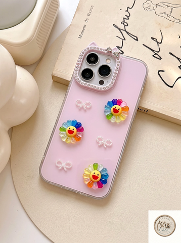 Ốp Lưng iPhone Tai Mèo Hoa Cười Rạng Rỡ