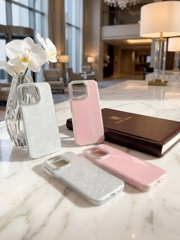 Ốp Lưng iPhone Nhũ Cát Mịn