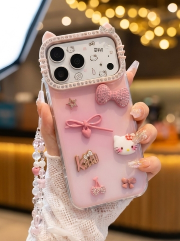 Ốp Lưng iPhone Cute Candy Kitty - Cầm Là Thích - Dùng Là Phê