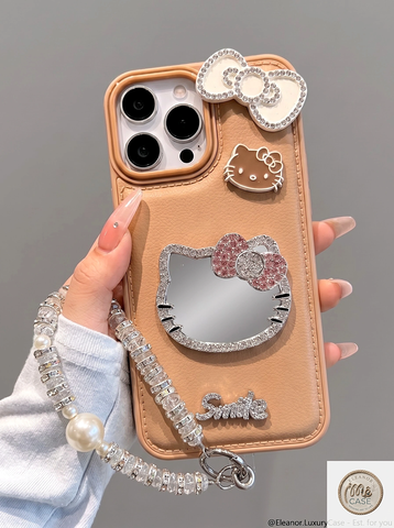 Ốp Lưng Iphone Brown Babe kitty - Nâu Tiểu Thư