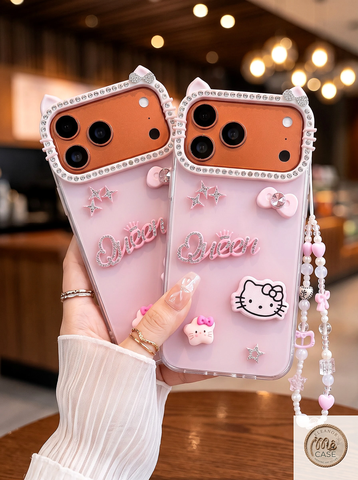 Ốp Lưng Iphone Queen Kitty Dễ Thương