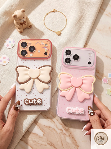 🎀 Ốp lưng iPhone Bow Cute Edition - Nơ Nổi Siêu Xinh💕💞