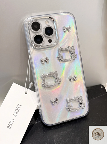 Ốp Lưng iPhone Silver Kitty - Dễ Thương Nhưng Phải Sang