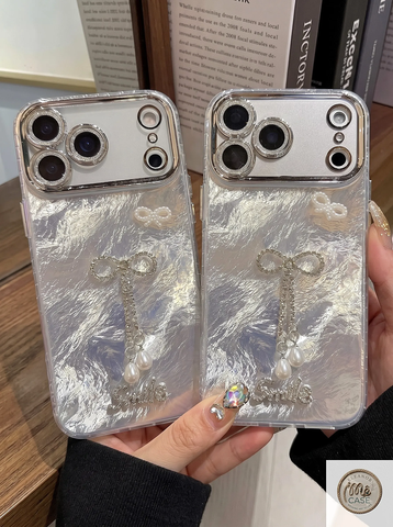 Ốp Lưng Iphone  Nơ Ngọc Ánh Bạc Lấp Lánh - Sáng Mọi Lúc Mọi Nơi ✨
