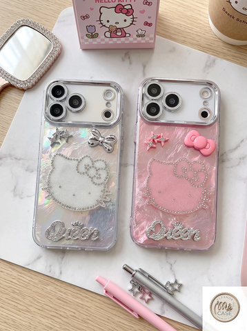 🌸✨ ỐP LƯNG HELLO KITTY GLITTER QUEEN PHONE CASE - ĐẲNG CẤP 